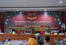 Menjelang Nataru Tahun 2022 Memasuki TH 2023 Polda Sulbar Turunkan Personil Gabungan Untuk Pengamanan.