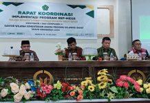 Plt Kakanwil Kemenag Sulbar Membuka RaKor Implementasi Program REP-MEQR.
