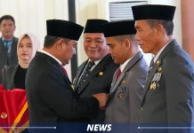 Pi Gubernur Sulbar Resmi Melantik PJs Bupati Di Tiga Kabupaten.