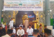 Maulid Di Masjid Besar Al-Quba Desa Bunde Kec.Sampaga Mamuju Semarak.