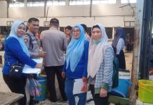 Dinas Perdagangan Kabupaten Mamuju Sidak Dipasar Sentral Galung Kec.Tapalang.