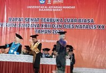 Wisuda Sarjana Mahasiswa Unasman Perkuat Lembaga Menjalin Kolaborasi.
