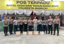 Wakapolda Sulbar Cek Posko OPS Lilin Menuju Tahun 2025,Pastikan Mamuju Aman Dan Kondusif