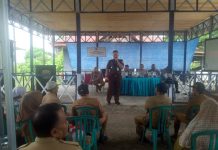 Sosialisasi Satgas Saber Pungli Di Kec.Sampaga Mamuju Sulbar.