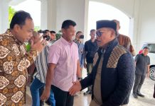 Gubernur Sulawesi Barat Tiba DiMamuju,Dengan Sambutan masyarakat Dan Forkopimda
