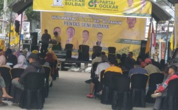 Hut Partai Golkar Ke-61,Aras Tammauni Berharap Kedepan Masyarakat Tetap Solid Menangkan Golkar Di Sulbar
