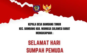 Momentum Hari Sumpah Pemuda, Sejumlah Kepala Sekolah Dan Kepala Desa Di kabupaten Mamasa Sulawesi Barat Menyambut Hari Sumpah Pemuda.