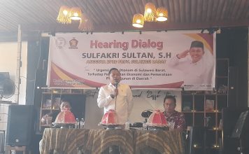 Bahas Urgensi Kota Otonom DiSulbar Sulfakri Sultan Gelar Bearing Dialog.