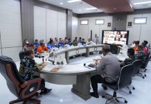 Kapolda Sulbar Hadiri Rakor Di Kantor Gubernur,Sinergi Penuh Hadapi Karhutla Dan Tetapkan Langkah Terpadu.