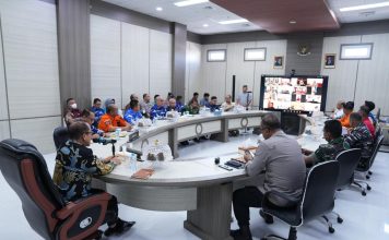Kapolda Sulbar Hadiri Rakor Di Kantor Gubernur,Sinergi Penuh Hadapi Karhutla Dan Tetapkan Langkah Terpadu.