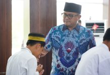 Kekuatan Doa,Polda Sulbar Bersama Santri Dan Anak Yatim Mohon Keselamatan Dari Ancaman Karhutlah