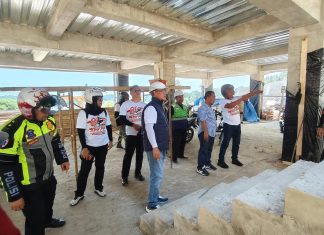 Pantau Progres Pembangunan Kantor Sat PJR DiLengke Kelurahan Bebanga,Kapolda Sulbar Tekankan Kualitas Bangunan Dan Fasilitas Penunjang.