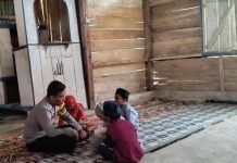 Kisah Bripka Nur Alam,Polisi Jadi Guru Ngaji Anak- Anak Di pedalaman Mamasa.