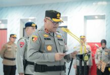 Kapolda Sulbar Lantik DirPamobvit, Sampaikan 5 Pesan Inti Estafet Kepemimpinan Berintegritas