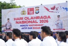 HAORNAS, Wakapolda Sulbar: Tubuh Sehat Adalah Modal Utama Melayani Masyarakat, Termasuk Hadapi Karhutla.