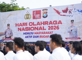 HAORNAS, Wakapolda Sulbar: Tubuh Sehat Adalah Modal Utama Melayani Masyarakat, Termasuk Hadapi Karhutla.