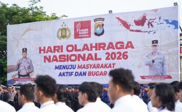 HAORNAS, Wakapolda Sulbar: Tubuh Sehat Adalah Modal Utama Melayani Masyarakat, Termasuk Hadapi Karhutla.