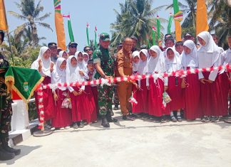 Jembatan Garuda Merah Putih Diresmikan, Hubungkan Desa Pangiang Dan Polewali
