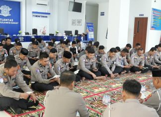 Semarak HUT Lalu Lintas Bhayangkara Ke 71 Gelar Doa Bersama Dan Aksi Kemanusiaan.