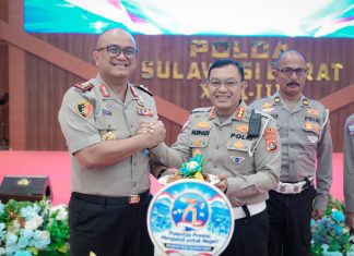 Syukuran 71 TH Pengabdian, Komitmen Ditlantas Polda Sulbar Menjaga Senyuman Dan Merawat Harapan Untuk Negeri