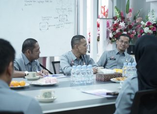 Komitmen Penegakan Hukum,Kapolda Sulbar Sambut Hangat Kunjungan Kakanwil Kemenkum.