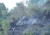 Kebun Warga Dibukit Kalubibing Terbakar,Polda Sulbar Gerak Cepat Padamkan Amukan Dijago Merah.