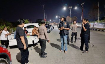 Patroli Hunting Tengah Malam,URC Polda Sulbar Perketat Pengamanan Kota Mamuju