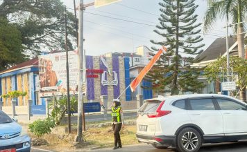 Jamin Keselamatan Pengandara, Ditlantas Polda Sulbar Intensifkan Pengaturan Lalu lintas Dititik Padat Kendaraan