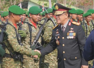 HUT Ke-81 TNI KOREM 142/Tatag Wakalpolda Sulbar Tegaskan Soliditas Jaga NKRI