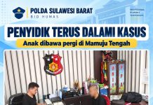 Kasus Anak Dibawa Pergi diMamuju Tengah Sudah Ditangani,Kabid Humas: Proses Hukum Terus Berjalan.