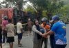 Bus Makassar- Palu Terbalik Di Mamuju,Tim Biddokkes Polda Sulbar Respon Cepat Evakuasi 26 Korban.