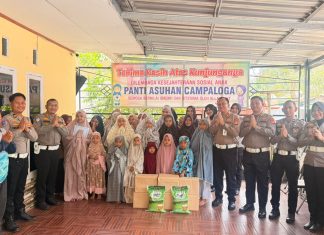 Peduli Dan Memupuk Kebersamaan,Ditlantas Polda Sulbar Sambangi Pesantren Campaloga