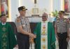 Merawat Persaudaraan Di Hari Minggu,Kapolda Sulbar Sapa Jemaat Santa Maria: Mohon Doa Agar Kami Amanah Melayani.