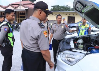 Pastikan Kesiapan Saranan Dinas,Biro Logistik Polda Sulbar Supervisi Ke Polres Majene