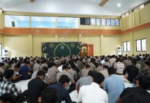 Polda Sulbar Perkuat Pondasi Iman Lewat Binrohtal,Perkokoh Pelayanan Yang Profesional.