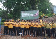 Wujud Cinta Terhadap Alam,Polda Sulbar Gelar Green Policing Di Perbukitan Desa Bambu Untuk Antisipasi Longsor