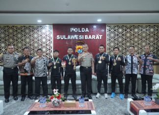 Aksi Gemilang Personil Polri Di HUT TNI Ke-81: Kapolda Sulbar Apresiasi Tinggi Atlet Polisi Juara Umum Piala Panglima TNI