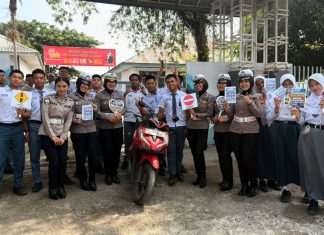 Sasar Pelajar Di Mamuju,Satgas Polda Sulbar Jadikan Operasi Patuh Jadi Ruang Edukasi Seru.