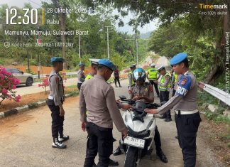 Operasi Patuh Marano 2026,Bidpropam Dan Ditlantas Polda Sulbar Periksa Kendaraan Personel