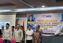 Ketua Umum Serikat Media Siber Indonesia( SMSI) Resmi melantik Sarman Sebagai Ketua SMSI Sulbar Masa Bakti 2026- 2030.